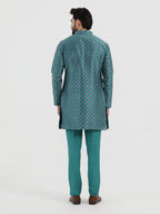 Teal Garden Kurta Set
