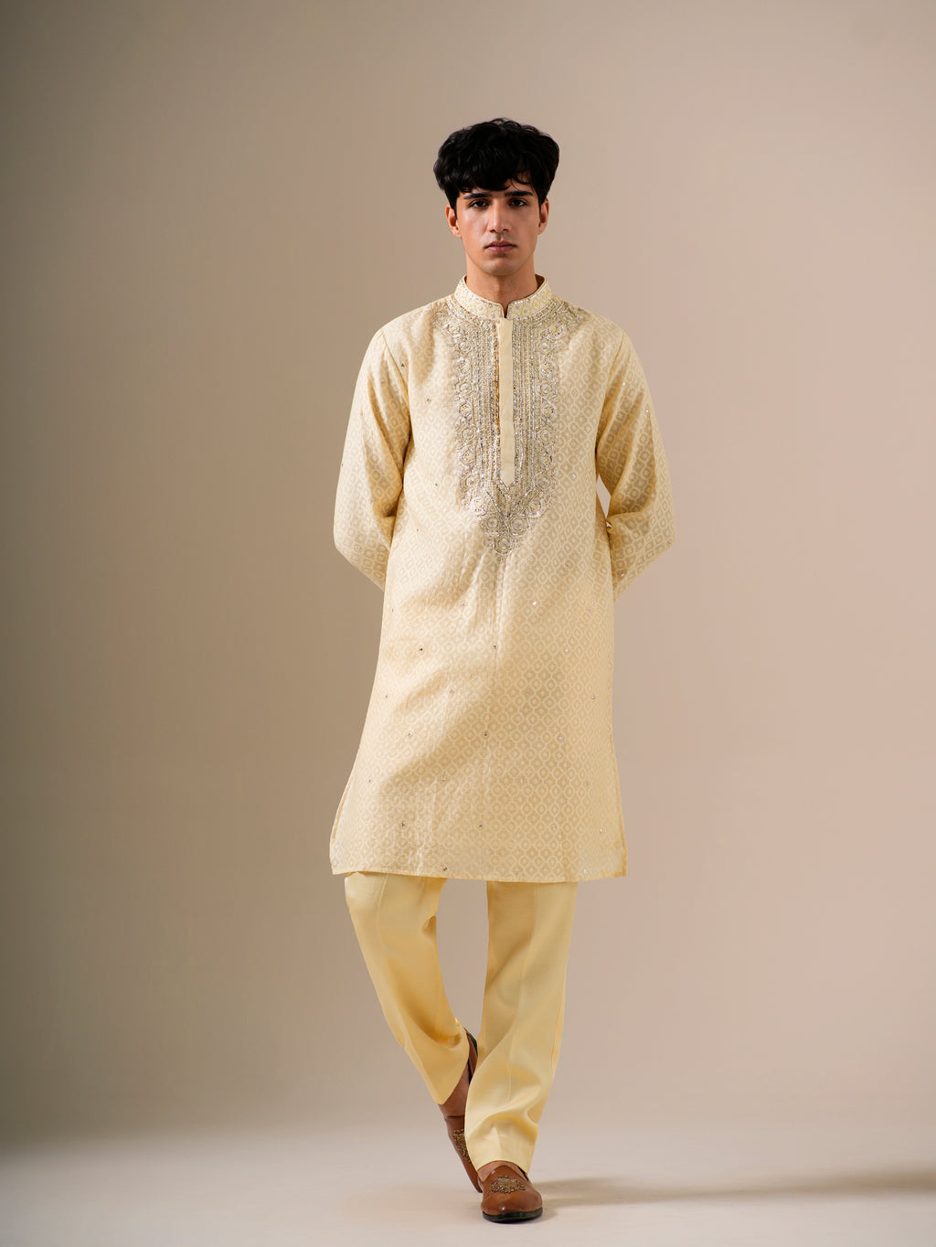 Amber Mukaish Kurta Set