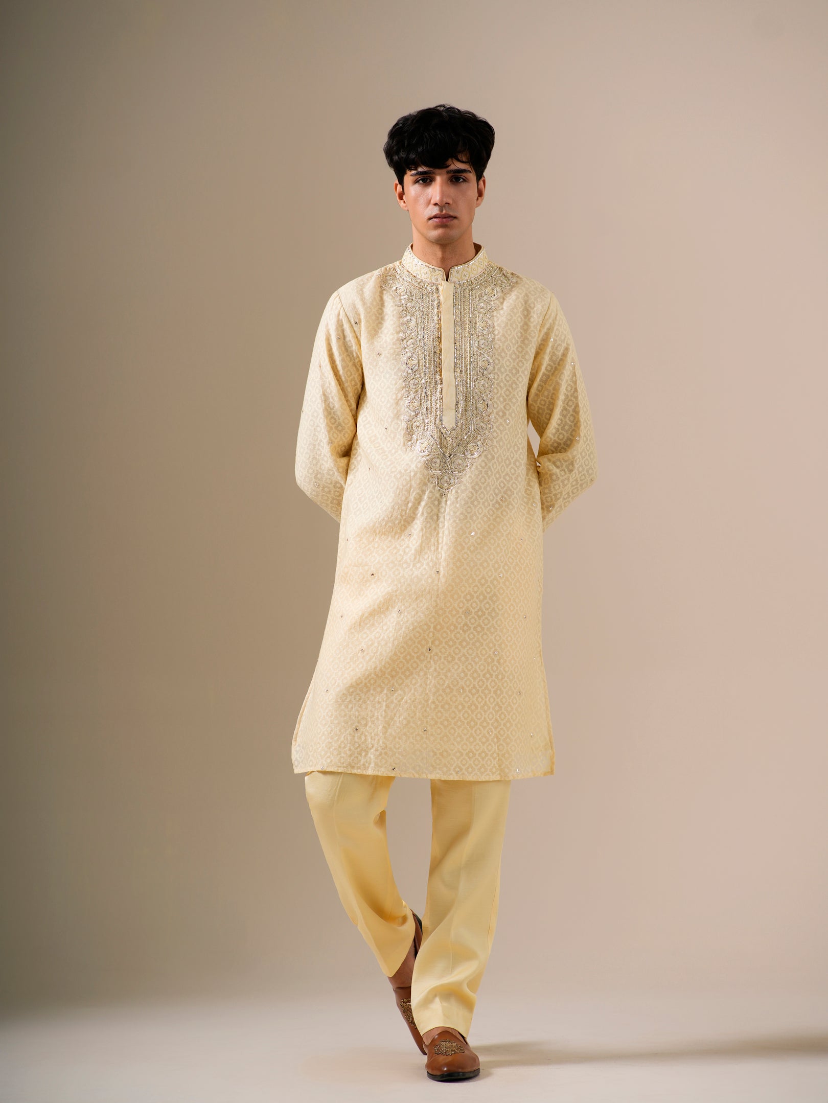 Amber Mukaish Kurta Set