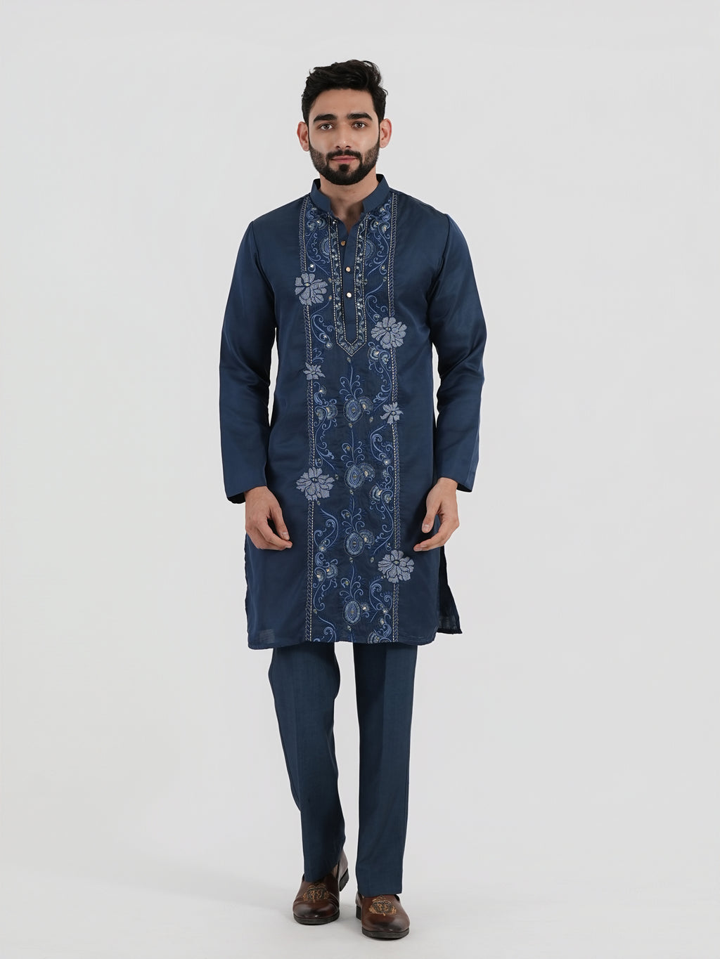 Blue Dahlia Kurta Set