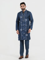 Blue Dahlia Kurta Set