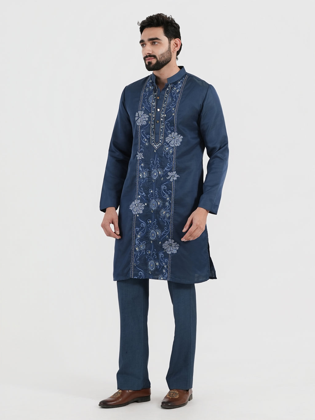 Blue Dahlia Kurta Set