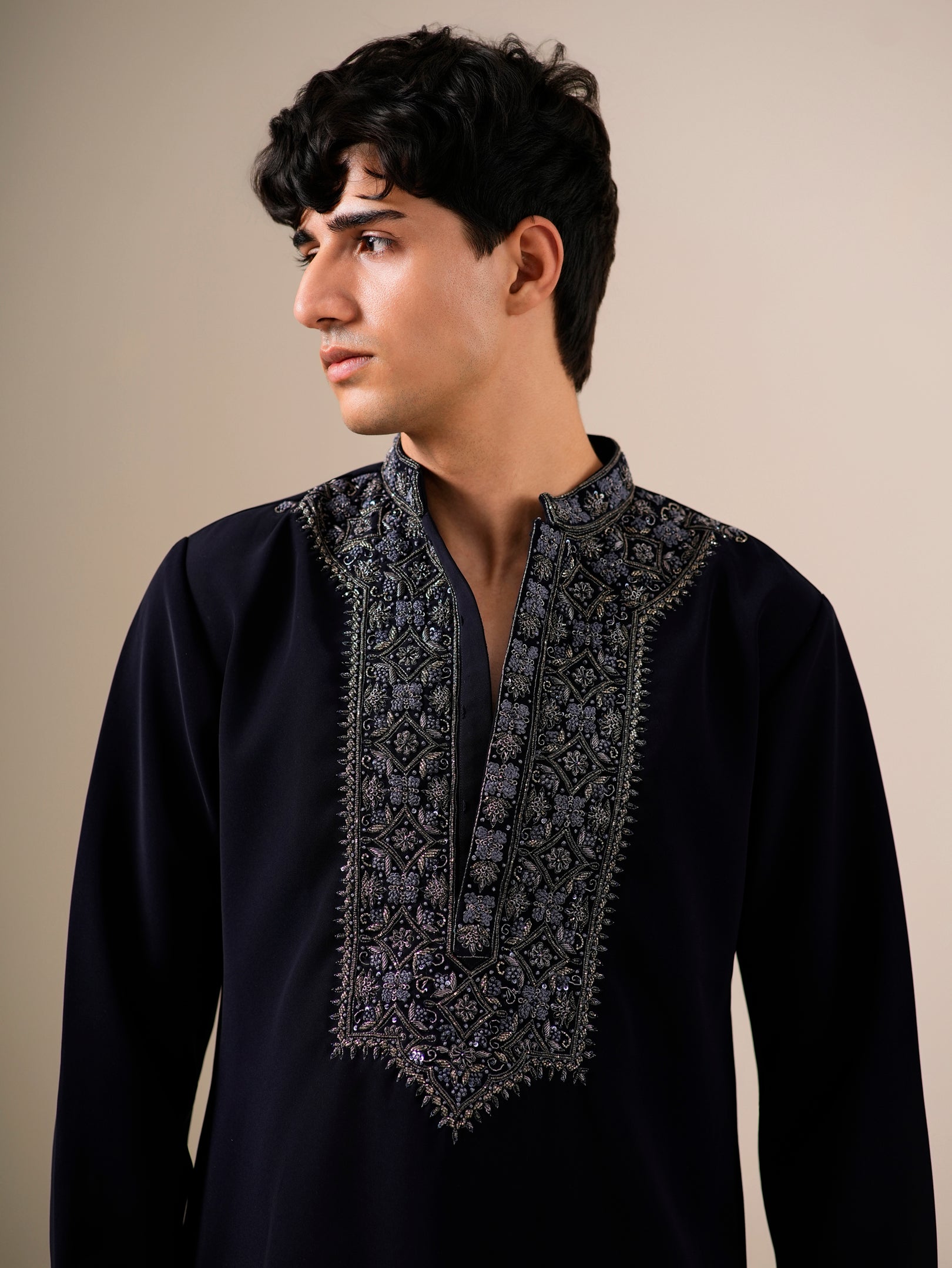 Imperial Noir Kurta Set