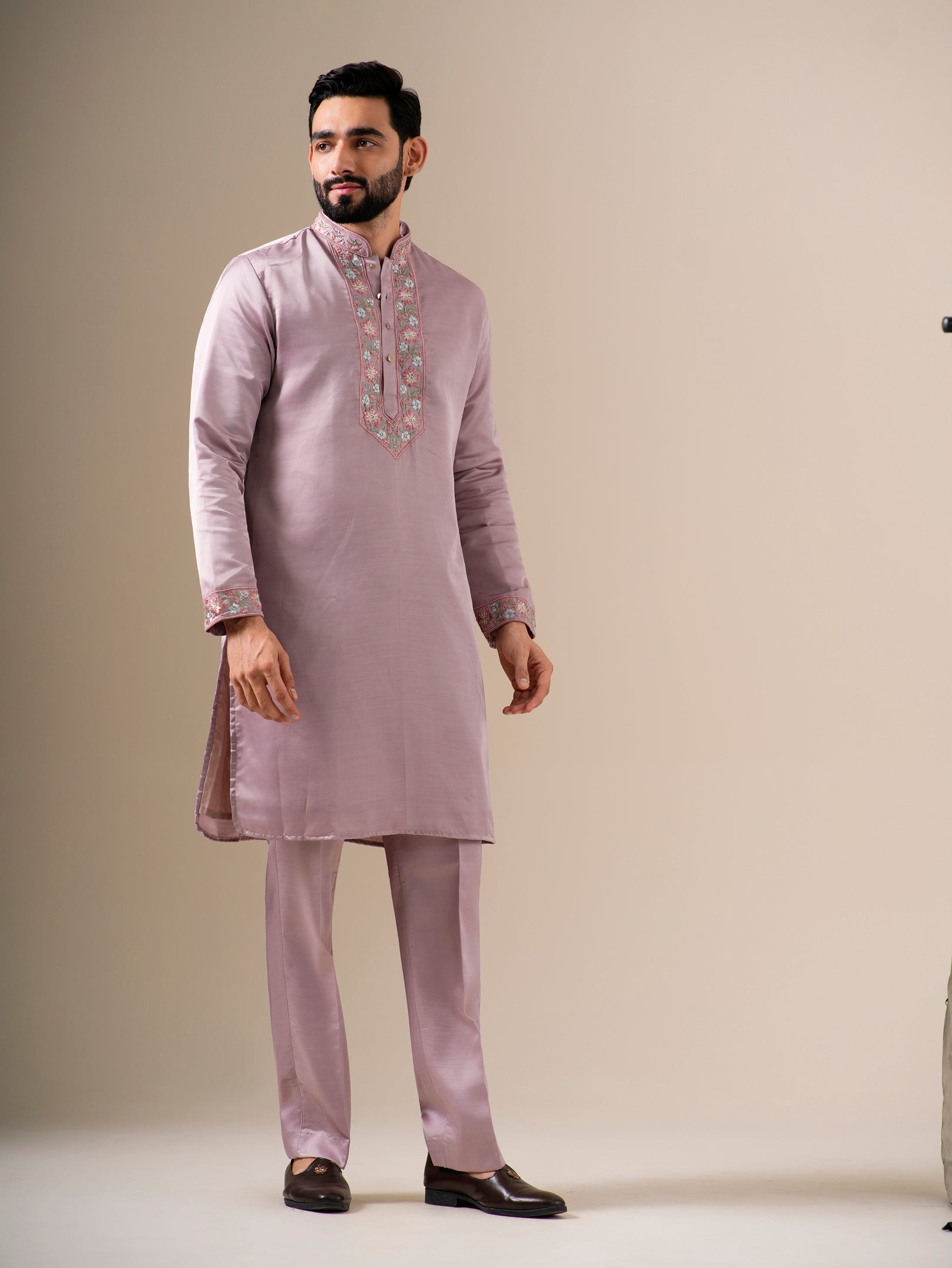 Dusky Rose Jardin Kurta Set