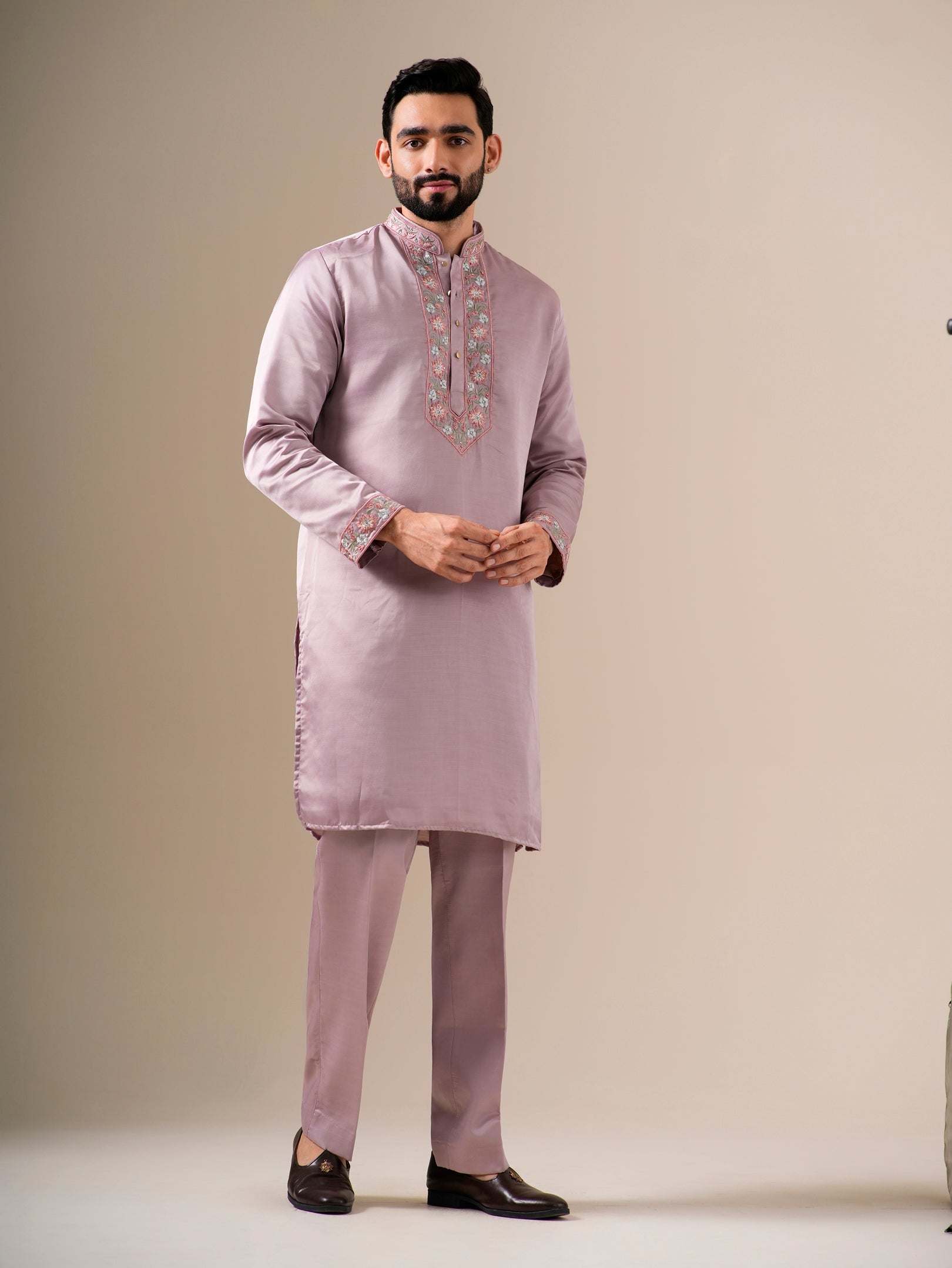 Dusky Rose Jardin Kurta Set