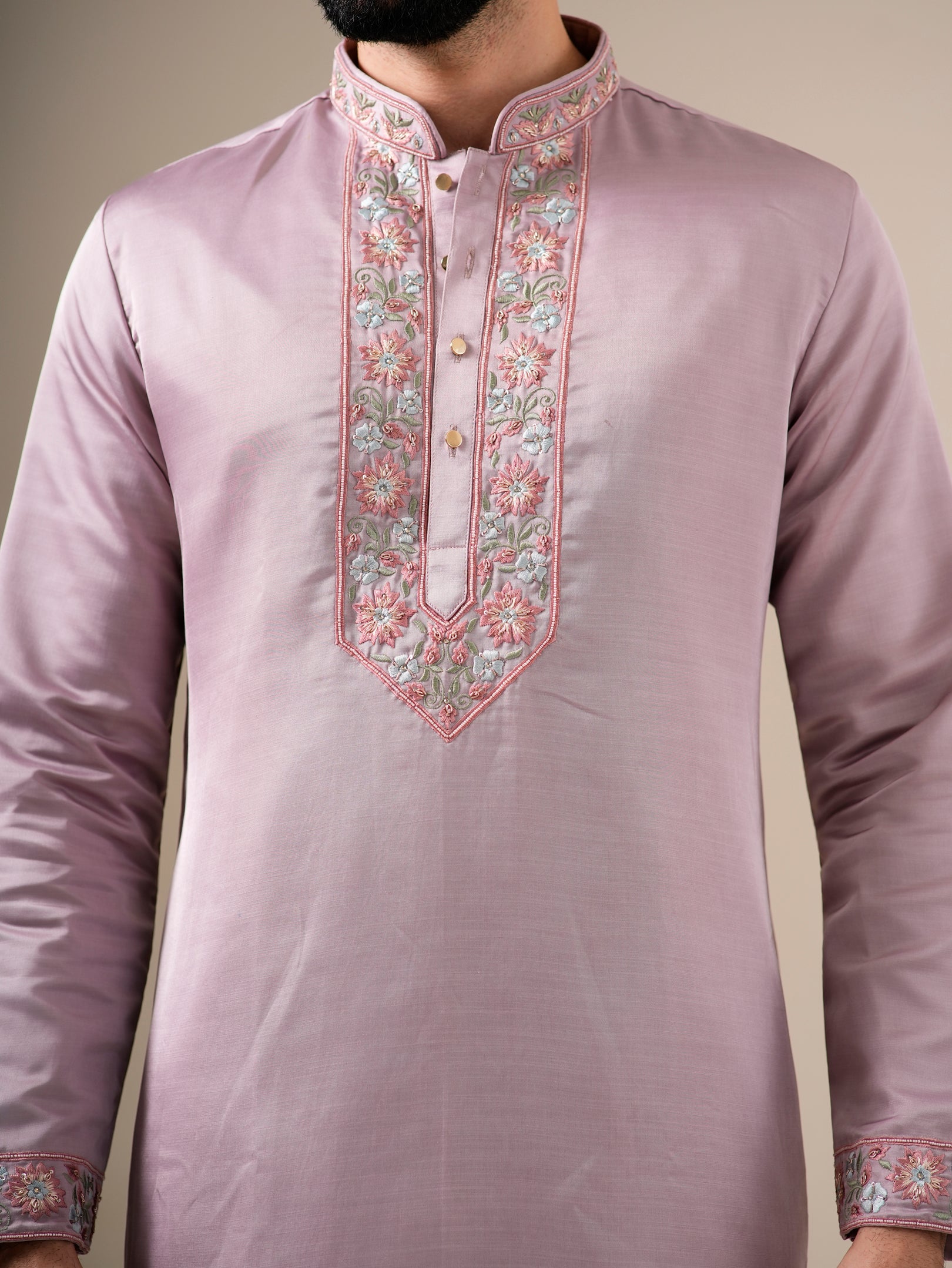Dusky Rose Jardin Kurta Set