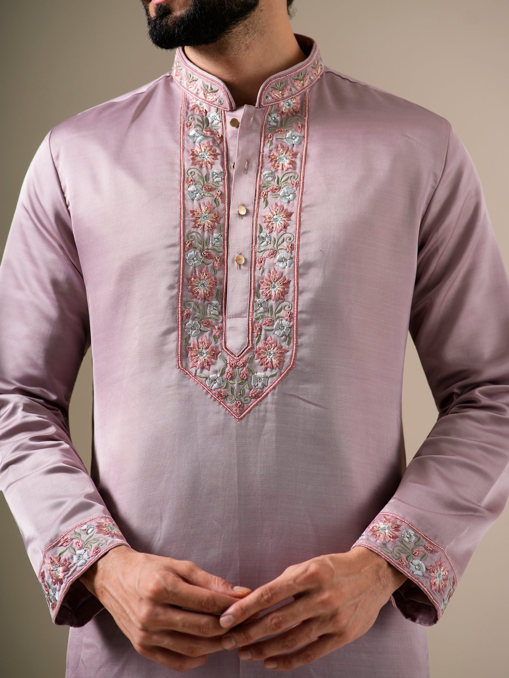 Dusky Rose Jardin Kurta Set