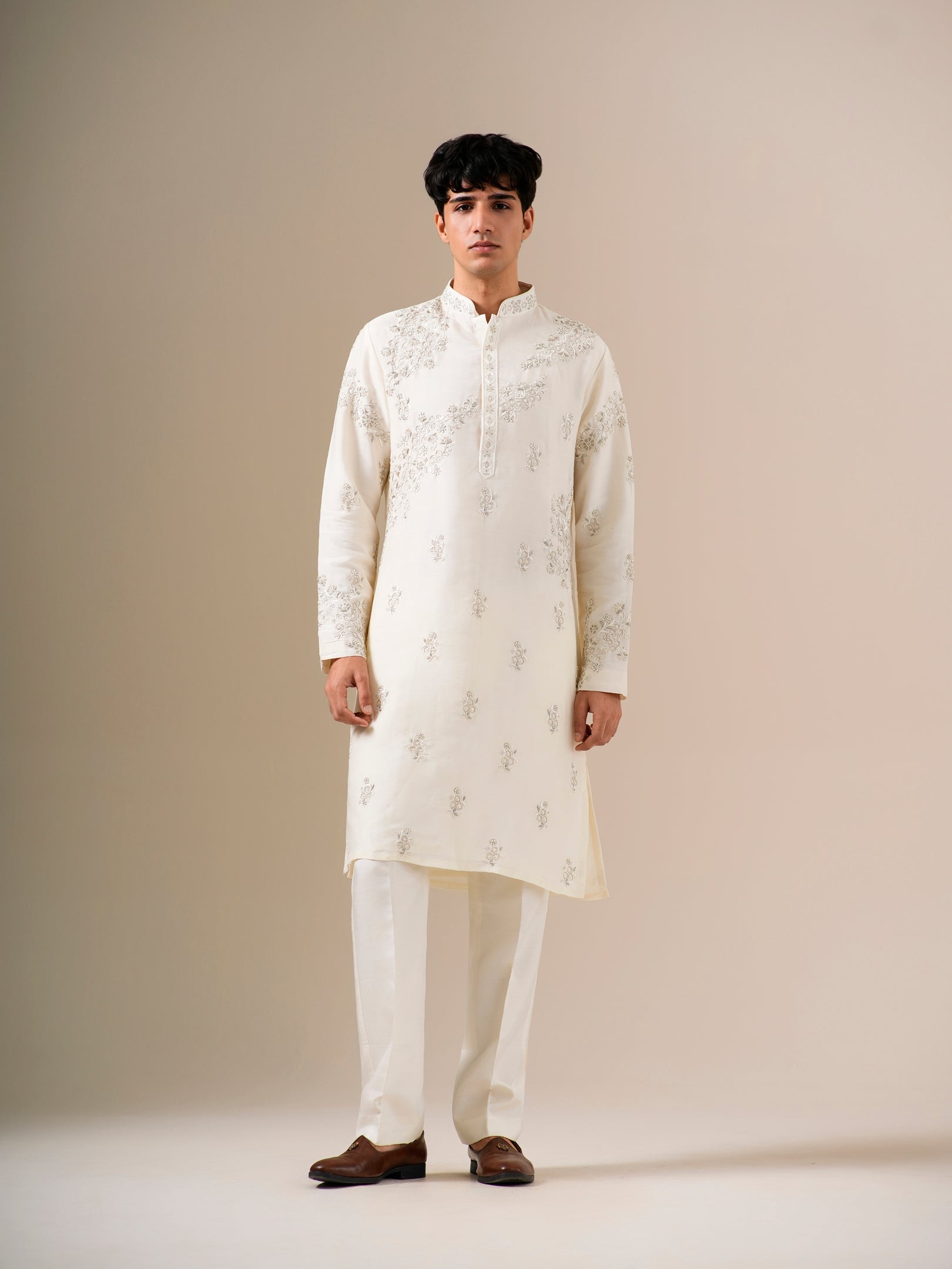 Whispering Ivory Kurta Set