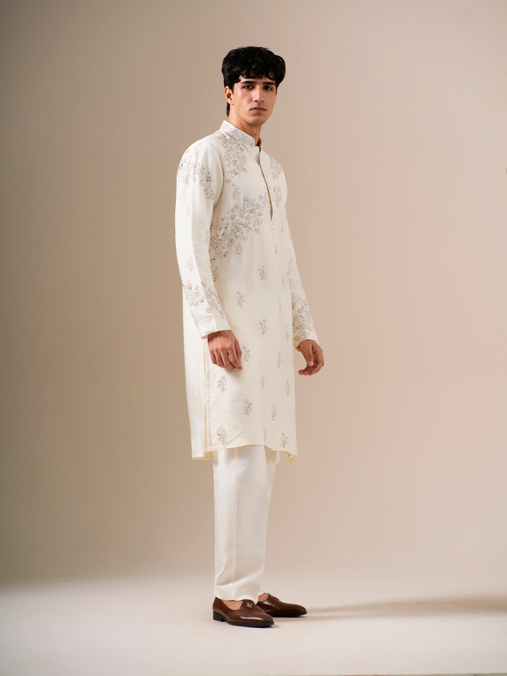 Whispering Ivory Kurta Set