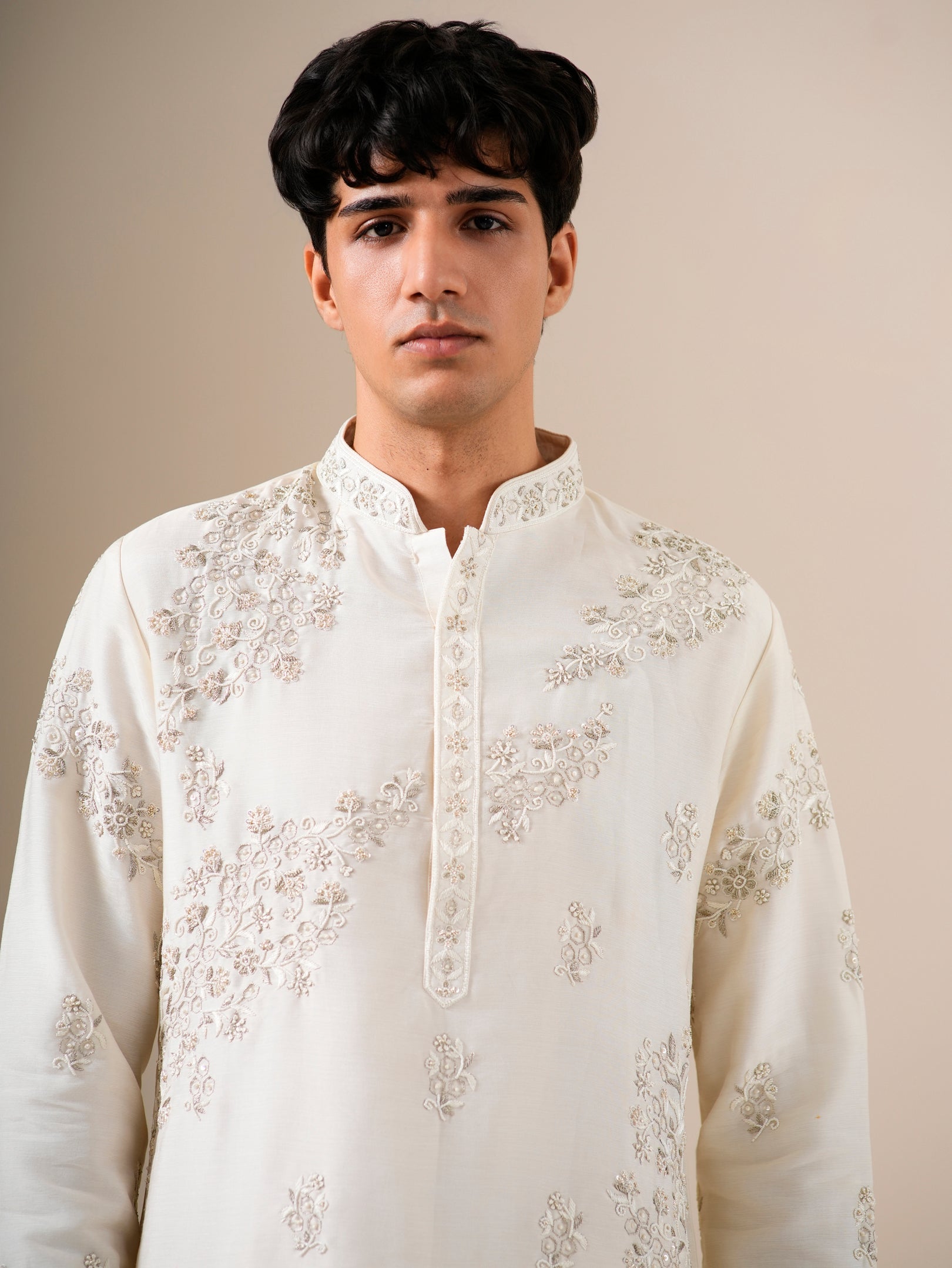 Whispering Ivory Kurta Set