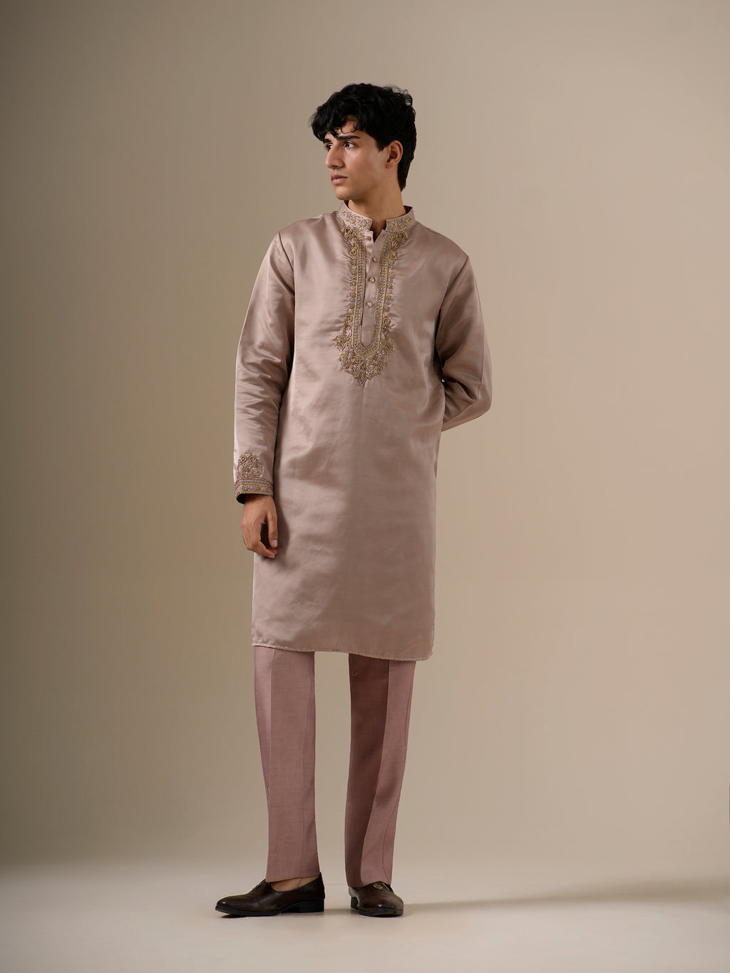 Mehfil Mauve Kurta Set