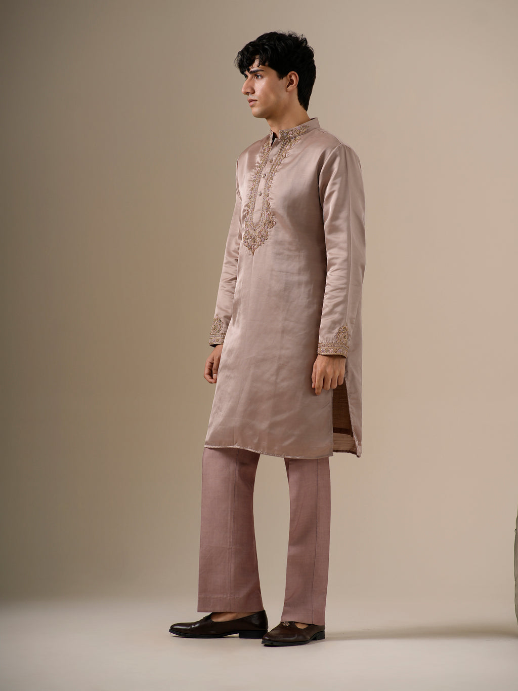 Mehfil Mauve Kurta Set