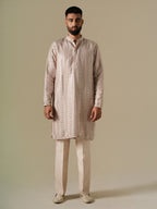 Beige Starlit Kurta Set