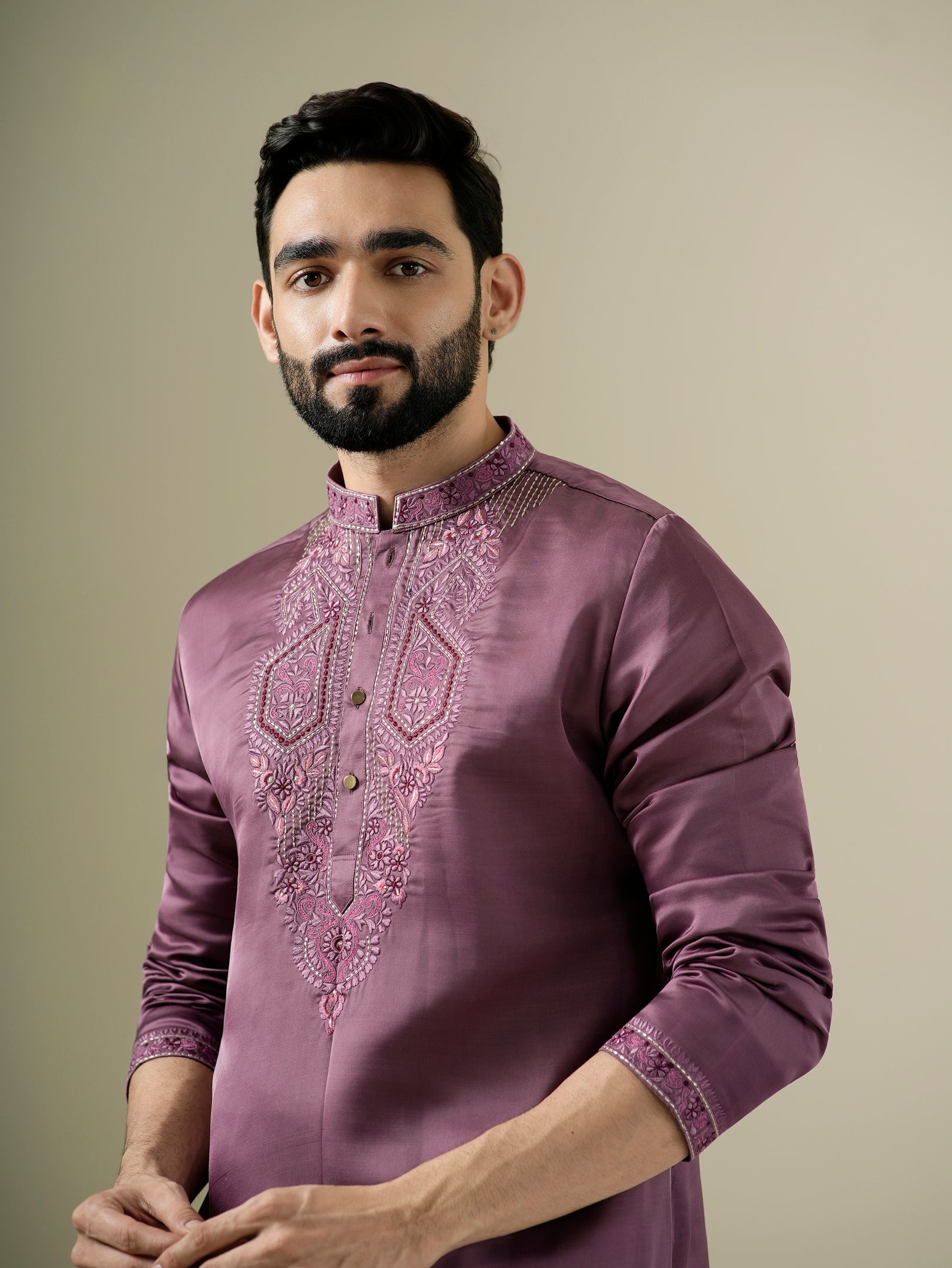 Plum Harmony Kurta Set