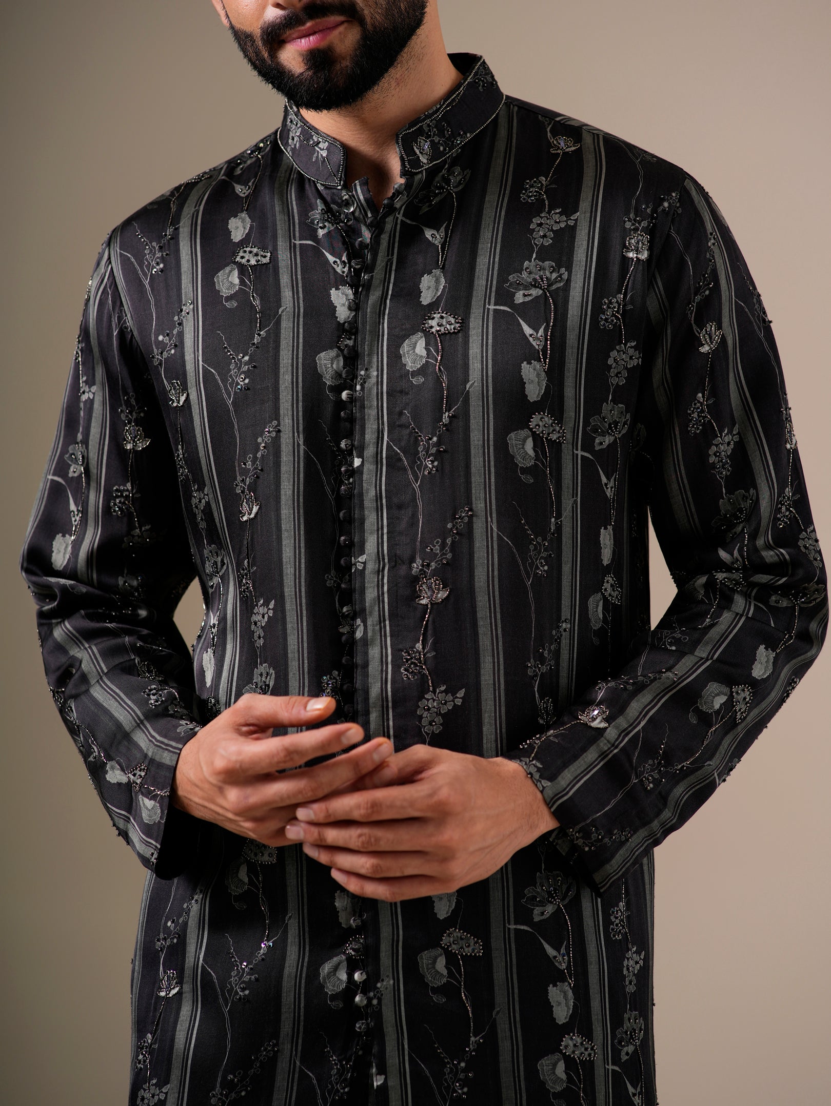 Charcoal Mist Kurta Set