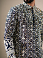 Midnight Motif Patiyala Set