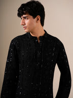 Midnight Black Patiyala Set