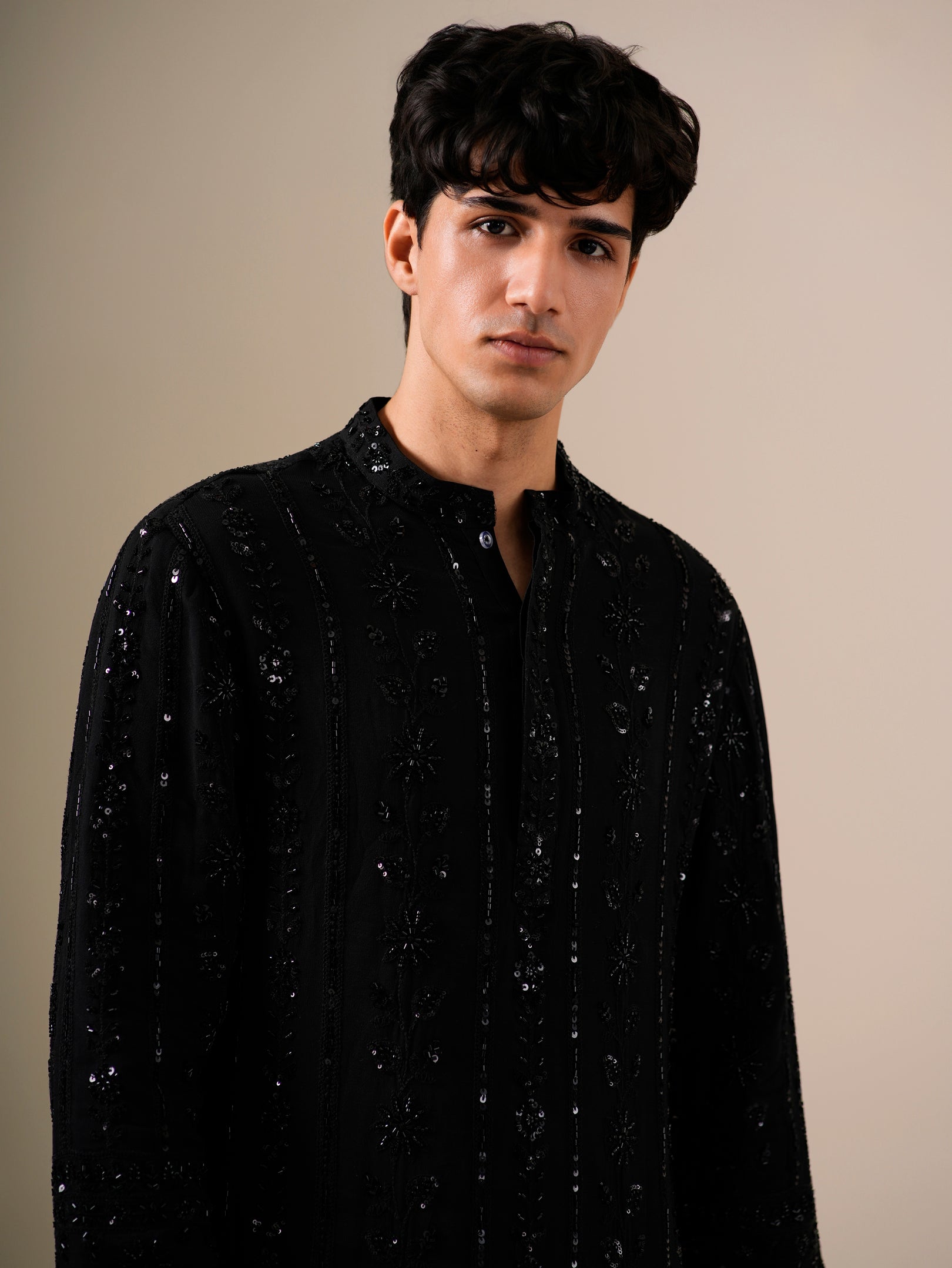 Midnight Black Patiyala Set