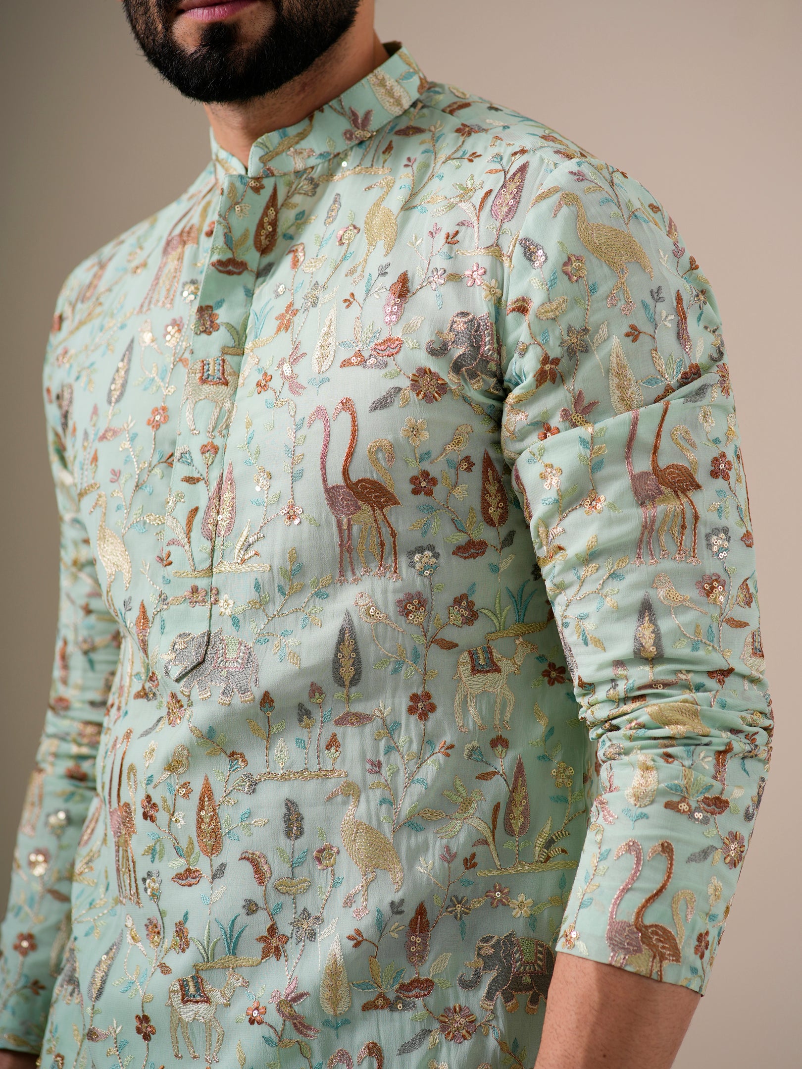 Forest Fauna Kurta Set