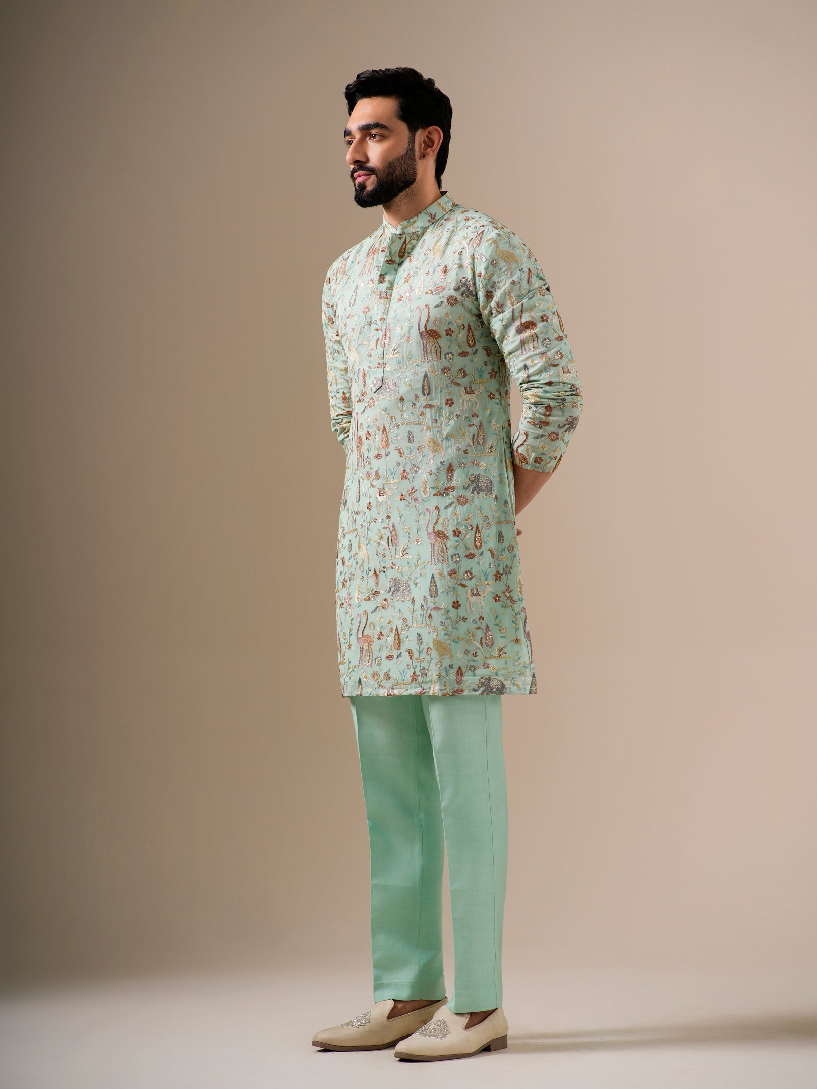 Forest Fauna Kurta Set