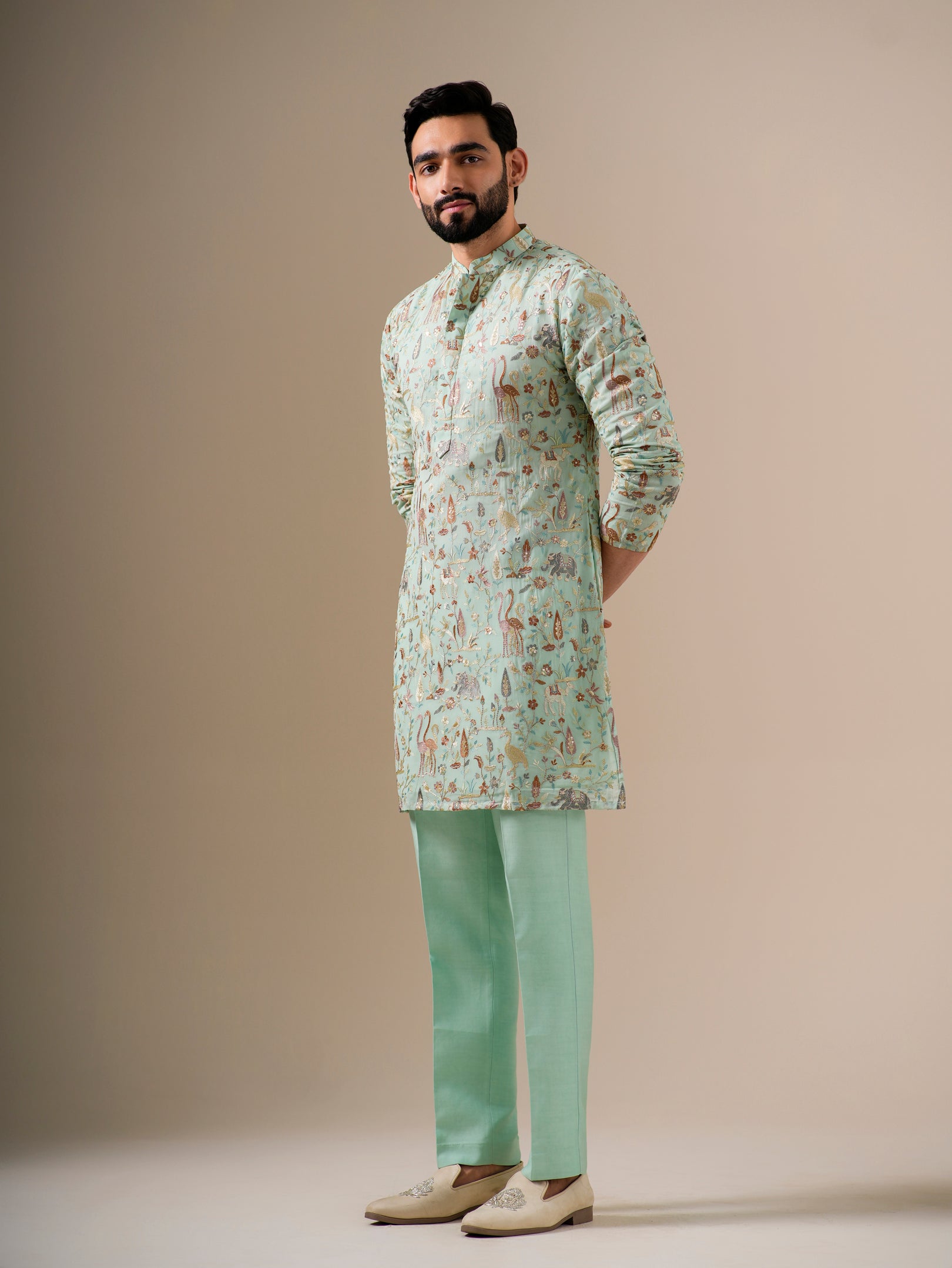 Forest Fauna Kurta Set