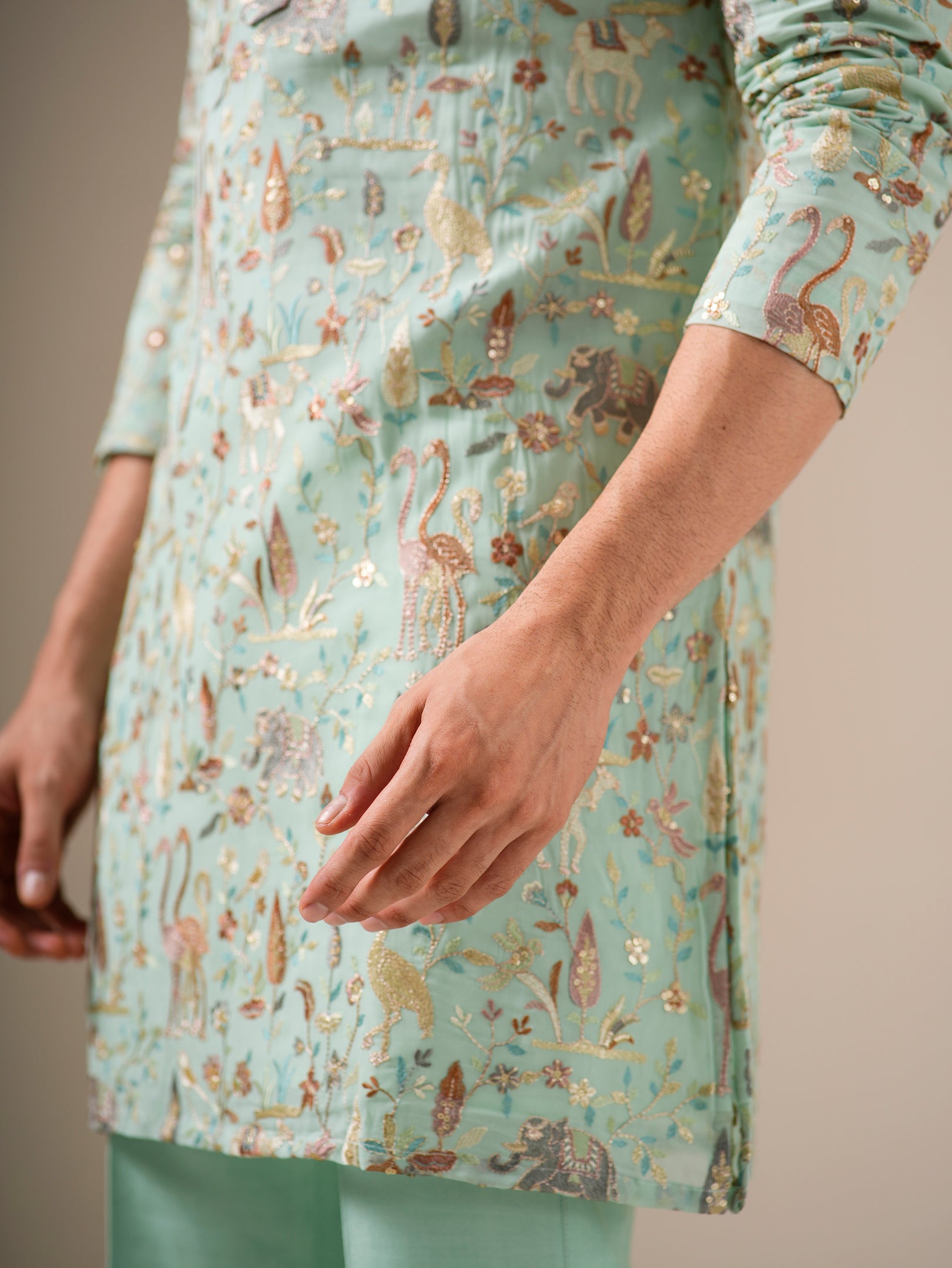 Forest Fauna Kurta Set