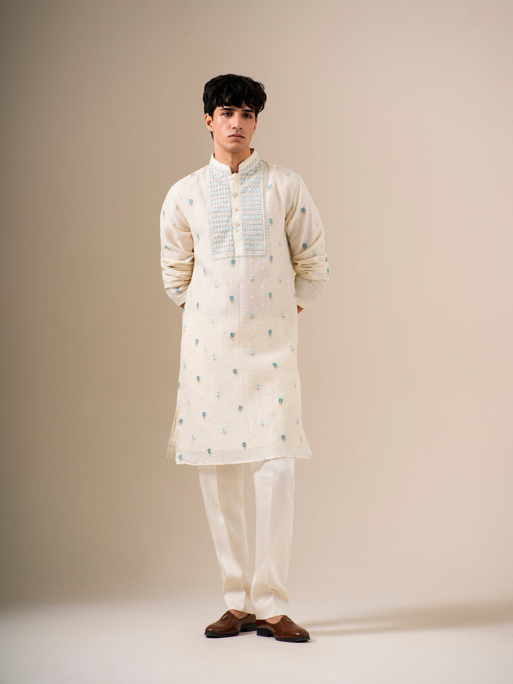 Sky Petal Kurta Set